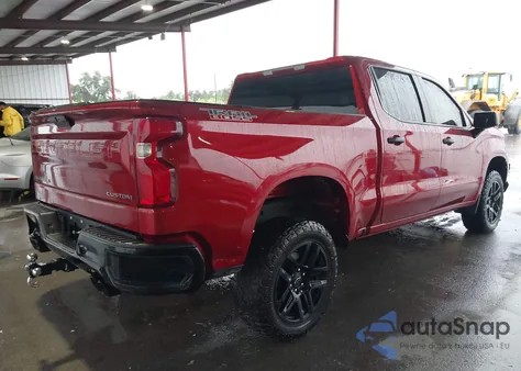 2021 Chevrolet Silverado 1500 4Wd Short Bed Custom Trail Boss из США, поврежденный, VIN 1GCPYCEFXMZ401837